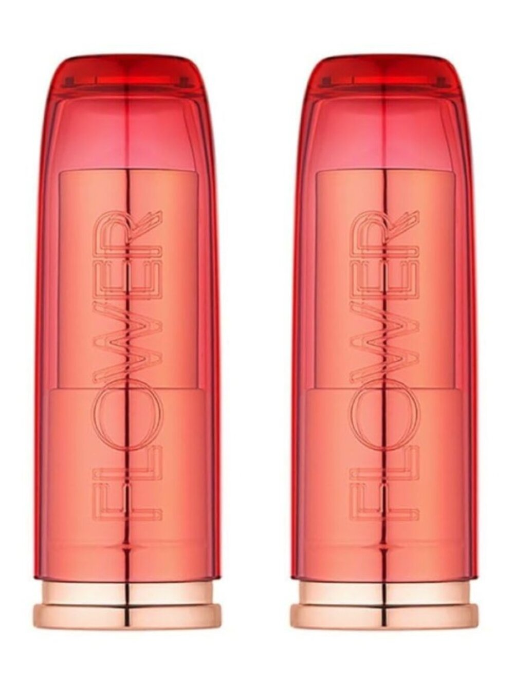 2pc Flower Beauty Perfect Pout Moisturizing Lipsticks – Peony
